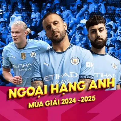 Hình ảnh ba cầu thủ bóng đá. Thi đấu cho Etihad Premier League mùa giải 2024-2025. 8xbet